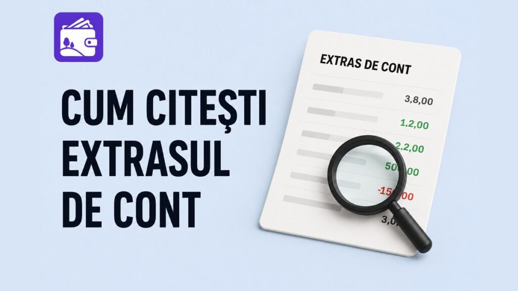 Extras de cont bancar analizat cu o lupă